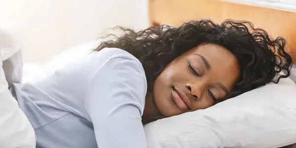 Woman sleeping peacefully