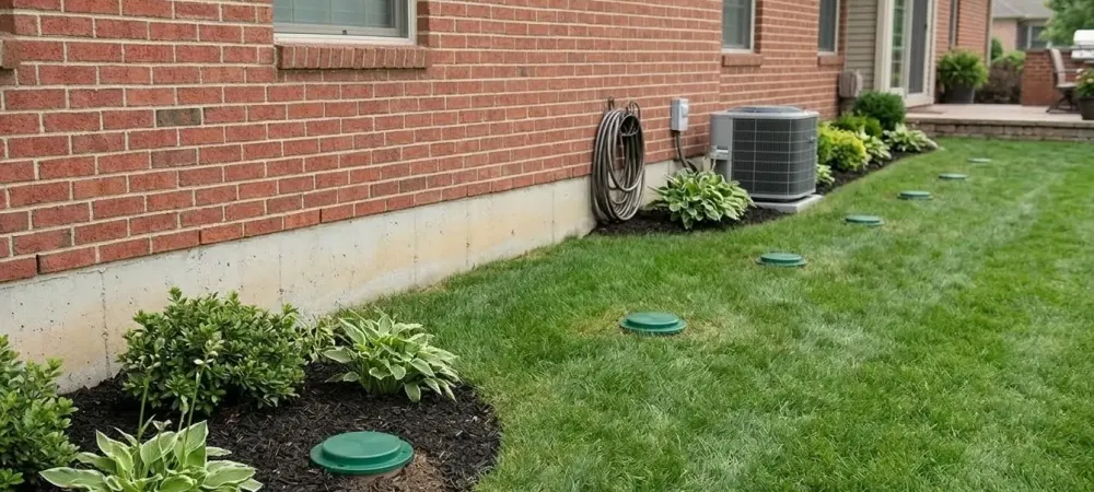 termite bait stations installed near home