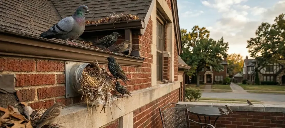 Tulsa Birds Pigeons, Starlings, and Sparrows